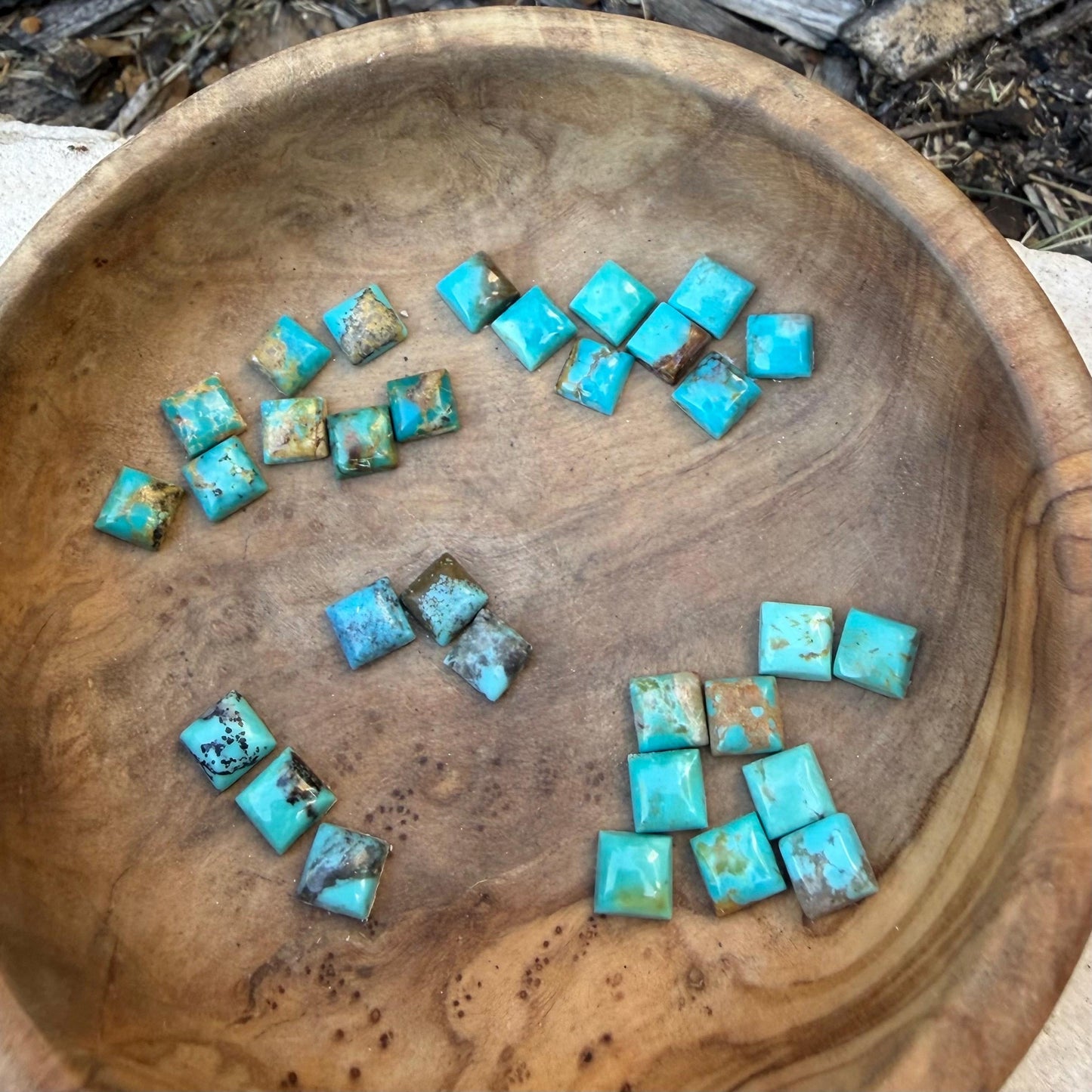 Kingman Turquoise Cuff Bracelet | Sterling Silver Reverse Cuff | Southwestern Jewelry