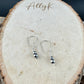 Sterling Silver Desert Pearl Earrings • Stacked 4mm 5mm Pearls • Minimal Southwest Drop