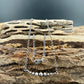 Sterling Silver Desert Pearl Bar Choker | Dainty Southwestern Necklace | Shiny or Oxidized Chain