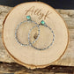 Turquoise Hoop & Post Earrings • Sterling Silver • Kingman Turquoise