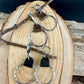 Lever Back Sterling Leather Earrings • Oxidized Twisted Rope Circles • Black or Brown