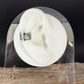 5mm Number 8 Genuine Turquoise Sterling Silver Ear Cuff | Floral Doodle Band, No-Piercing Earring