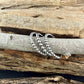 Sterling Silver Beaded Ring Stack • Set of Three • Minimalist Stacking Rings