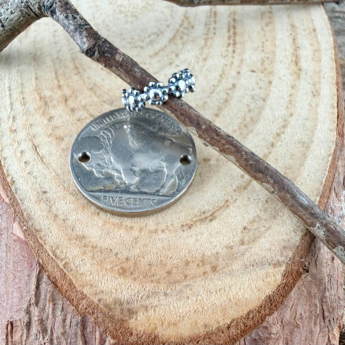Sterling Silver Floral Ear Cuff • Faux Conch • No Piercing • Minimalist Unisex Jewelry