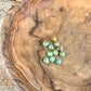 Sterling Silver 4mm Genuine Turquoise Ear Cuff • 40 Cal Bullet Slice • No‑Piercing Faux Conch