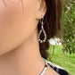 Desert Pearl Teardrop Hoop Earrings • Sterling Silver Dainty Southwestern Jewelry