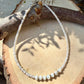 Freshwater Anklet with Mother of Pearl Accent • Sterling Silver Ankle Bracelet