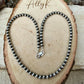 5mm Sterling Silver Desert Pearl Choker Necklace • Classic Southwestern Elegance
