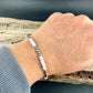 Desert Pearl & White Howlite Bracelet • Sterling Silver Stacker • Southwestern Jewelry