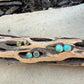 14k Gold Filled Kingman Turquoise Stud Earrings • 4mm 5mm 6mm • Sterling Silver Bezel