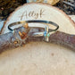 Sterling Silver Cross Cuff Bracelet • Number 8 Turquoise • Rustic Southwestern Faith Jewelry