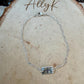 Sterling Silver Zia Sun Bracelet • Handmade Embossed Southwest Symbol • Dainty Jewelry