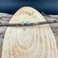 Number 8 Turquoise Cabochon Studs • Screw-Back Labret Earrings • 16g 18g 20g Options