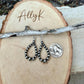 Desert Pearl Teardrop Hoop Earrings • Sterling Silver Dainty Southwestern Jewelry