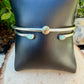 Sterling Number 8 Turquoise Cuff Bracelet Set • Hand‑Forged Two‑Piece Stack