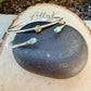 Sterling Number 8 Turquoise Cuff Bracelet Set • Hand‑Forged Two‑Piece Stack