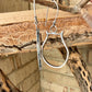 Sterling Silver Paisley Drop Earrings • Western Stirrups • Handmade Artisan Jewelry