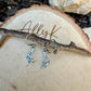 Sterling Silver Deer Antler Earrings • Rustic Nature Inspired Artisan Drops