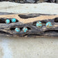 Number 8 Turquoise Stud Earrings • 4mm 5mm 6mm • Sterling Silver Bezel Studs