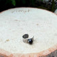 4mm Onyx Ear Cuff • Sterling Silver • Faux Conch • No Piercing Required