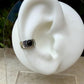 4mm Onyx Ear Cuff • Sterling Silver • Faux Conch • No Piercing Required