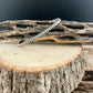 Twisted Wire Sterling Silver Cuff Bracelet | Adjustable Minimalist Rope Design