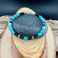 Royston Turquoise Bracelet • Black Onyx • Sterling Silver • Southwestern Jewelry
