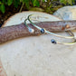 White Buffalo Turquoise Cuff Set of 2 • Handmade Adjustable Sterling Silver Bracelets