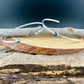 White Buffalo Turquoise Cuff Set of 2 • Handmade Adjustable Sterling Silver Bracelets