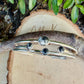 White Buffalo Turquoise Cuff Set of 3 – Handmade Adjustable Sterling Silver Bracelets
