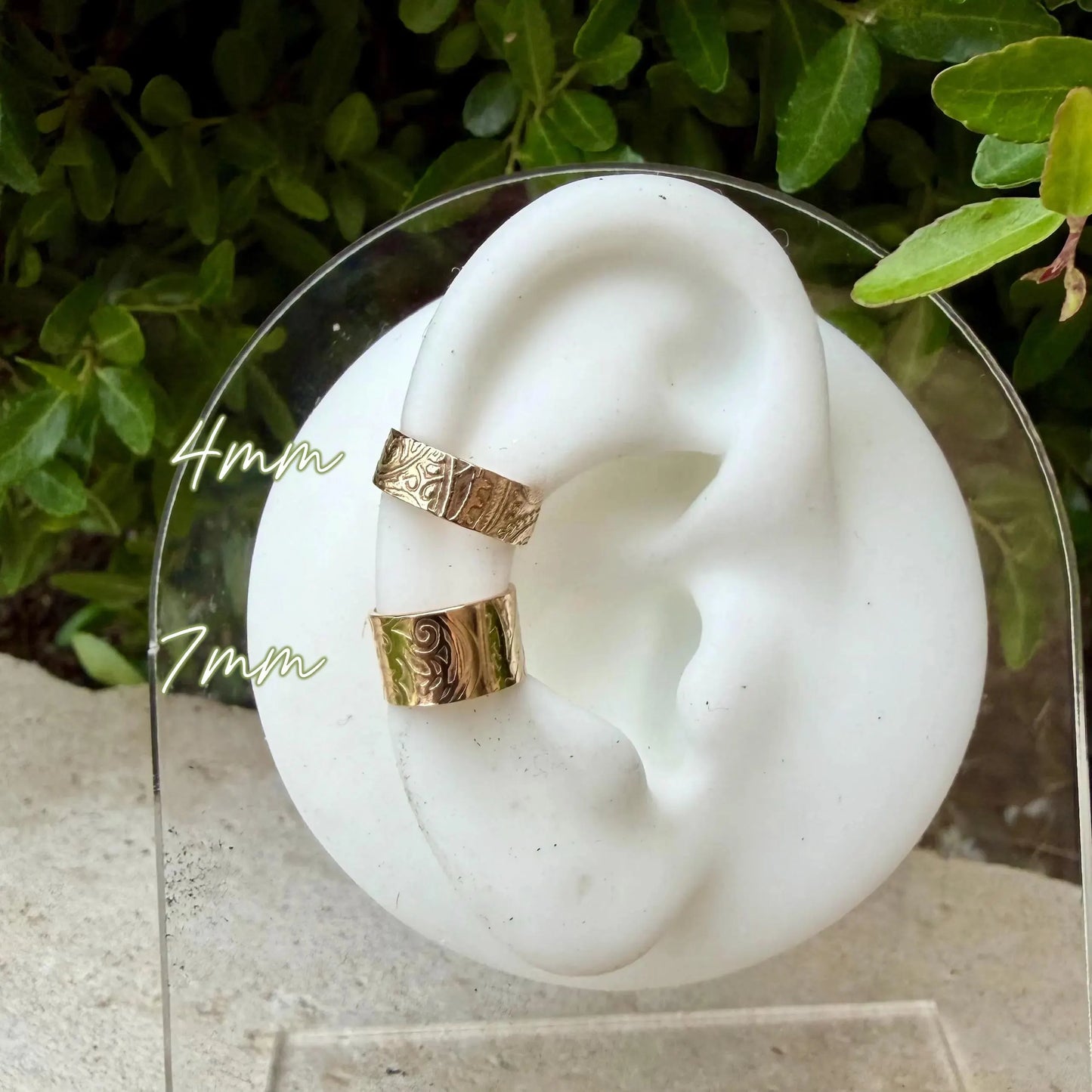 14k Gold Filled Ear Cuff • Paisley Conch Wrap • No Piercing Cartilage Wrap