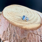 Rainbow Moonstone Stud Post Earrings • 4×6mm Oval • Sterling Silver