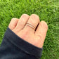 14k Gold Filled Rope Ring Set • Twist Bands • Stackable Rings