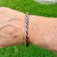 Rustic Rope Copper Cuff • Hand‑Forged Solid Copper Bracelet