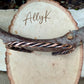Rustic Rope Copper Cuff • Hand‑Forged Solid Copper Bracelet