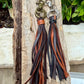 Leather Tassel Keychain • Deerskin Fringe Bag Charm • Western Purse Accessory
