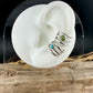 Sterling Silver 3mm Genuine Turquoise Ear Cuff | Wide Conch Band | No-Piercing Earring