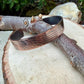 Wave Embossed Copper Cuff • Raw Copper Bracelet • Hand‑Forged Southwestern Jewelry