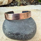 Raw Copper Paisley Cuff • Embossed Copper Bracelet • Southwestern Unisex Jewelry