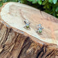 10mm Sterling Cross Earrings • Dainty Western Cross Studs