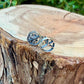 Sterling Silver Peace Sign Studs • Minimal Western Earrings • Everyday Posts