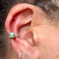 14k Gold Filled Turquoise 4mm Ear Cuff • Number 8 • No Piercing Conch Wrap