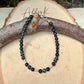 Blue Tiger’s Eye Onyx Bracelet • Hawk’s Eye • Sterling Silver Jewelry