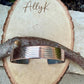 Wave Embossed Copper Cuff • Raw Copper Bracelet • Hand‑Forged Southwestern Jewelry