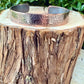 Raw Copper Paisley Cuff • Embossed Copper Bracelet • Southwestern Unisex Jewelry