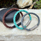 5mm Braided Suede Leather Bracelet • Bayonet Clasp • Leather Jewelry