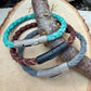 5mm Braided Suede Leather Bracelet • Bayonet Clasp • Leather Jewelry