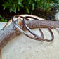 Southwest Copper Cuff Set • Hand‑Forged Raw Copper Bracelets • Set of Two