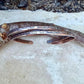 Southwest Copper Cuff Set • Hand‑Forged Raw Copper Bracelets • Set of Two