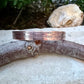 Southwest Copper Cuff • Hand‑Forged Raw Copper Bracelet • Western Pattern
